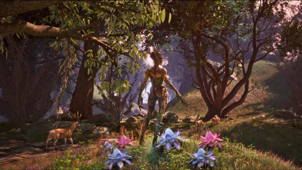 The Elder Scrolls 4 Oblivion Remastered Elf im Wald
